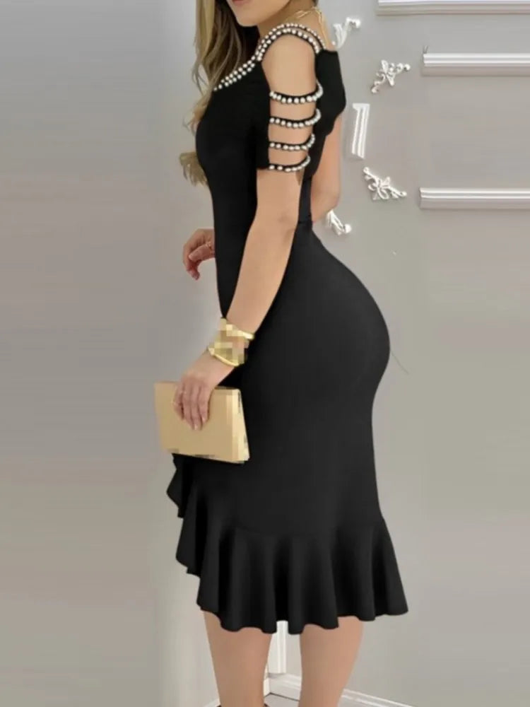 Vestido Feminino Casual Cheio de Estilo Elegância e Super Confortável